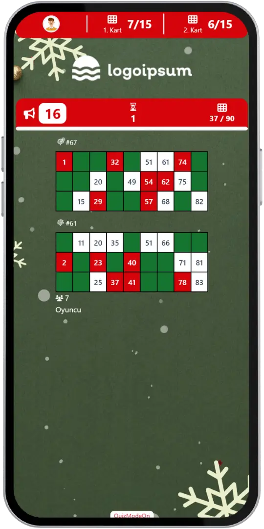 tombola card marking