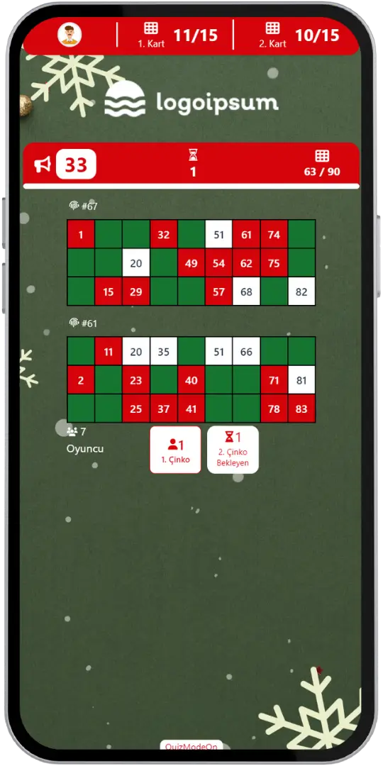 tombola card marking